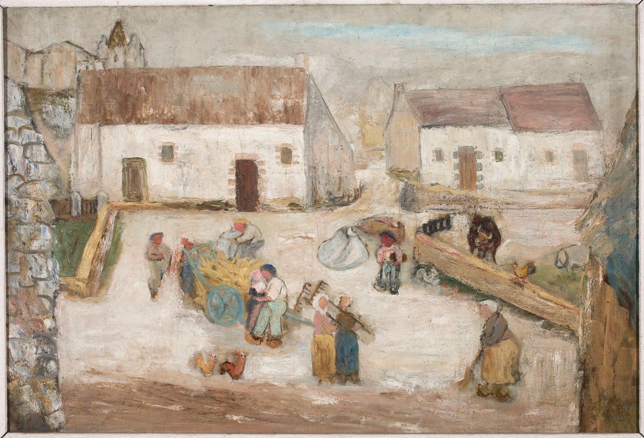 Trabalho na quinta de Tadeusz Makowski
