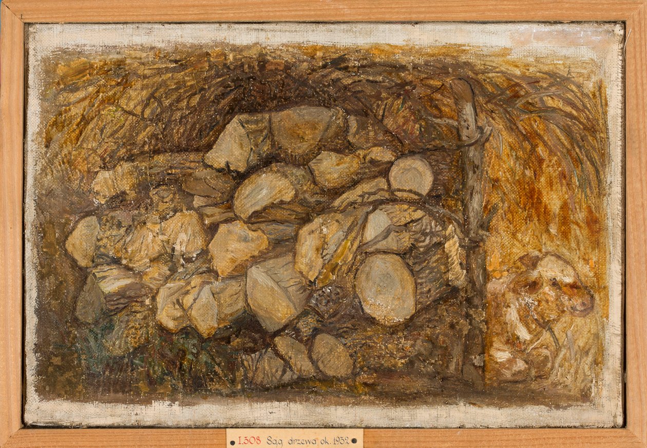 Pilha de lenha de Tadeusz Makowski