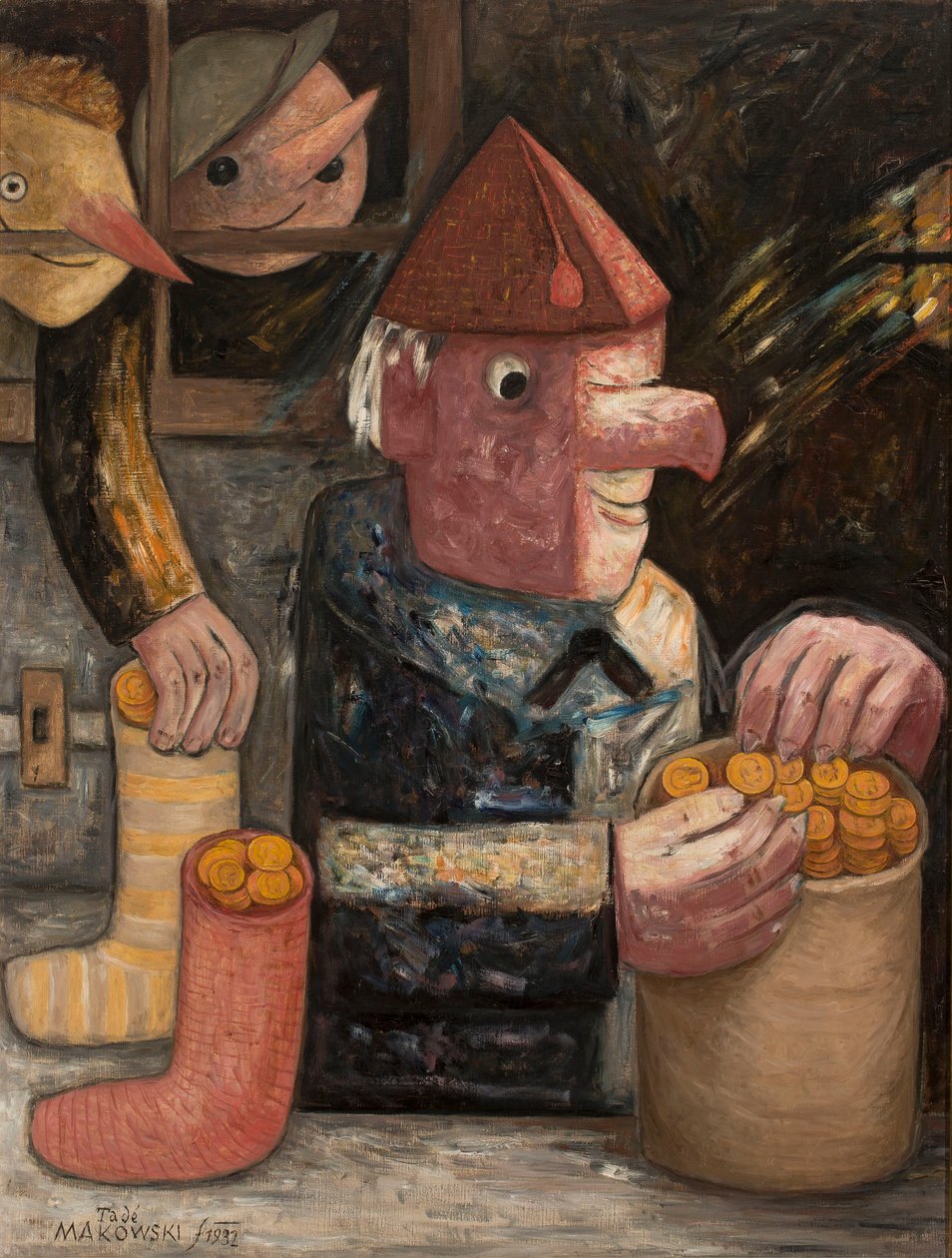 O avarento de Tadeusz Makowski