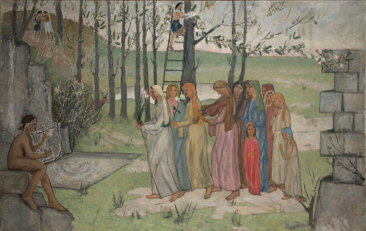 Festa da primavera de Tadeusz Makowski