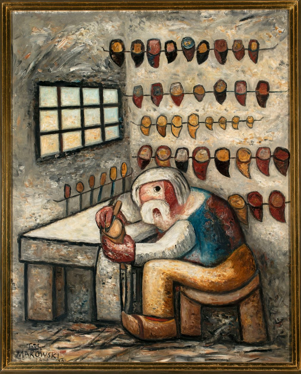 O sapateiro de Tadeusz Makowski