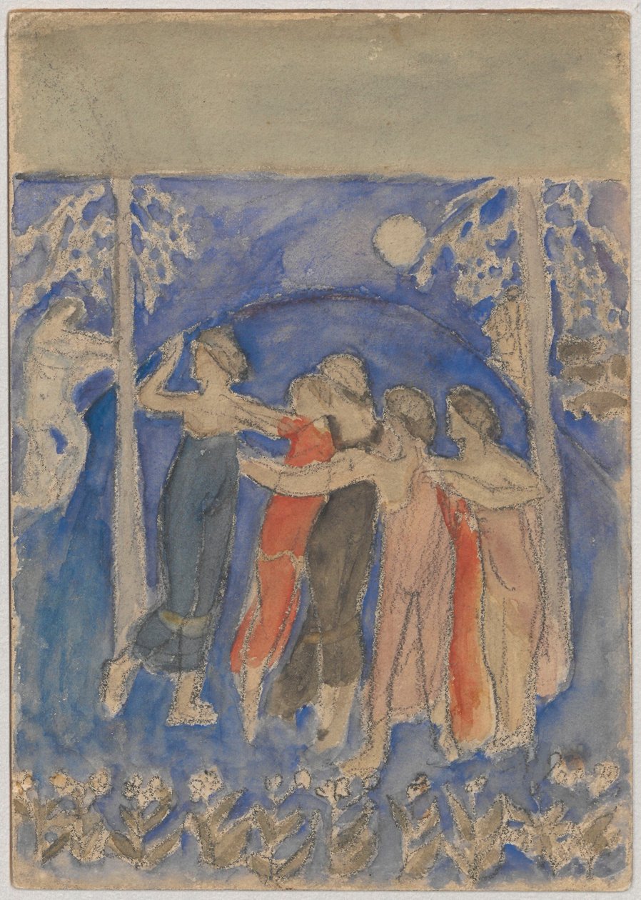 As ninfas dançantes de Tadeusz Makowski