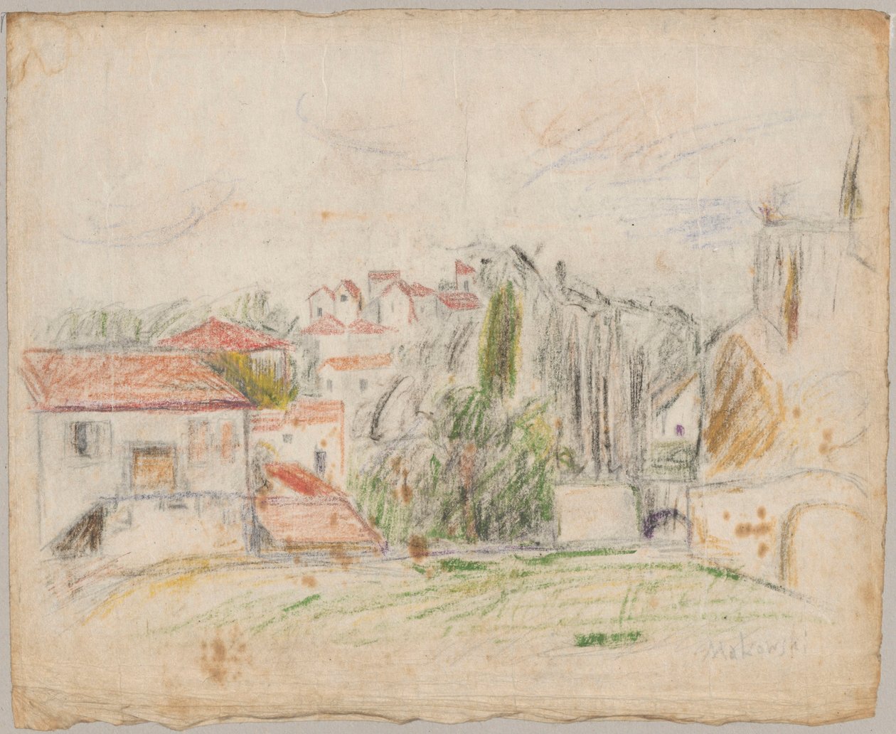 Vista de Espaly de Tadeusz Makowski