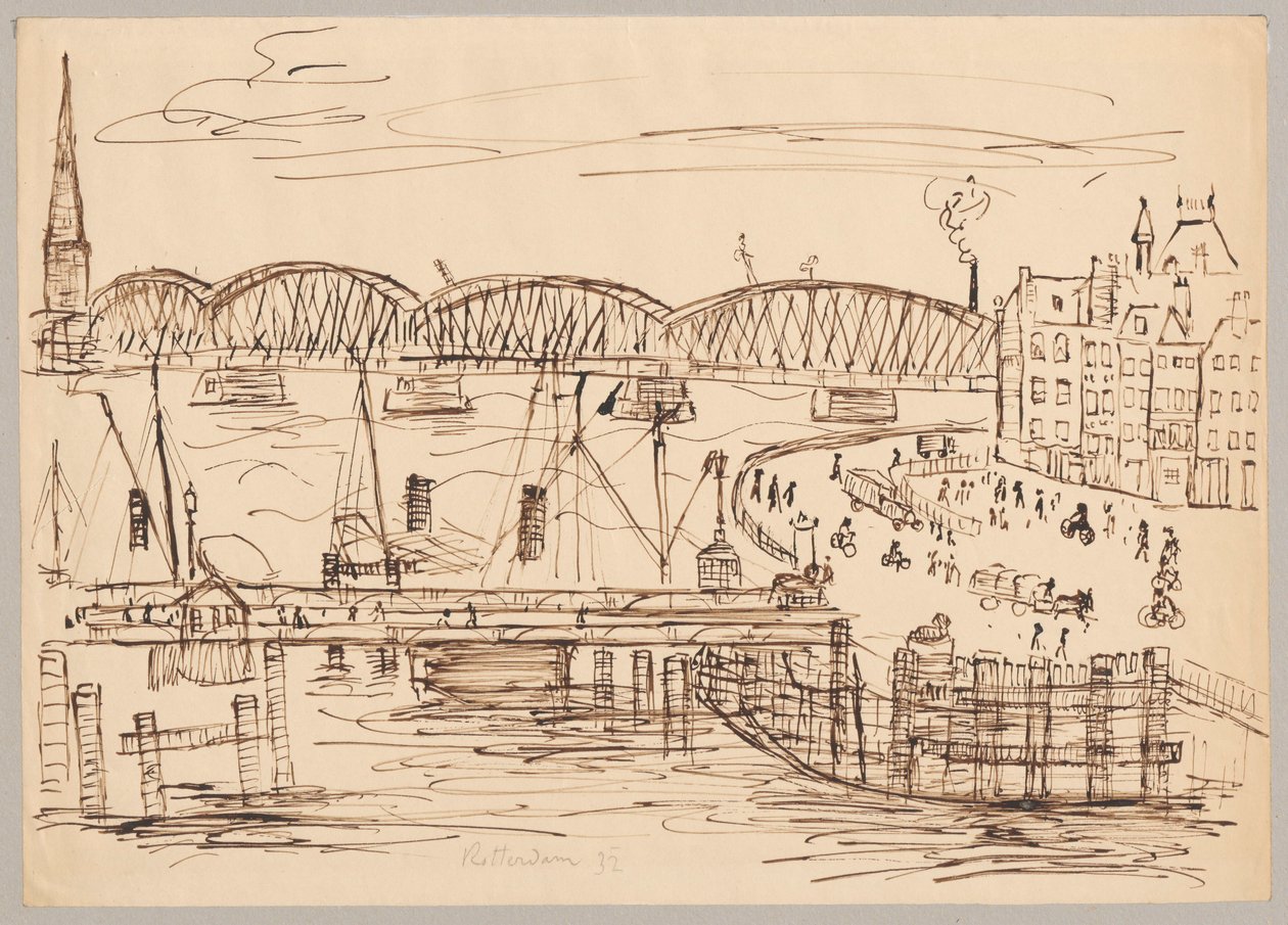Vista de Roterdão de Tadeusz Makowski