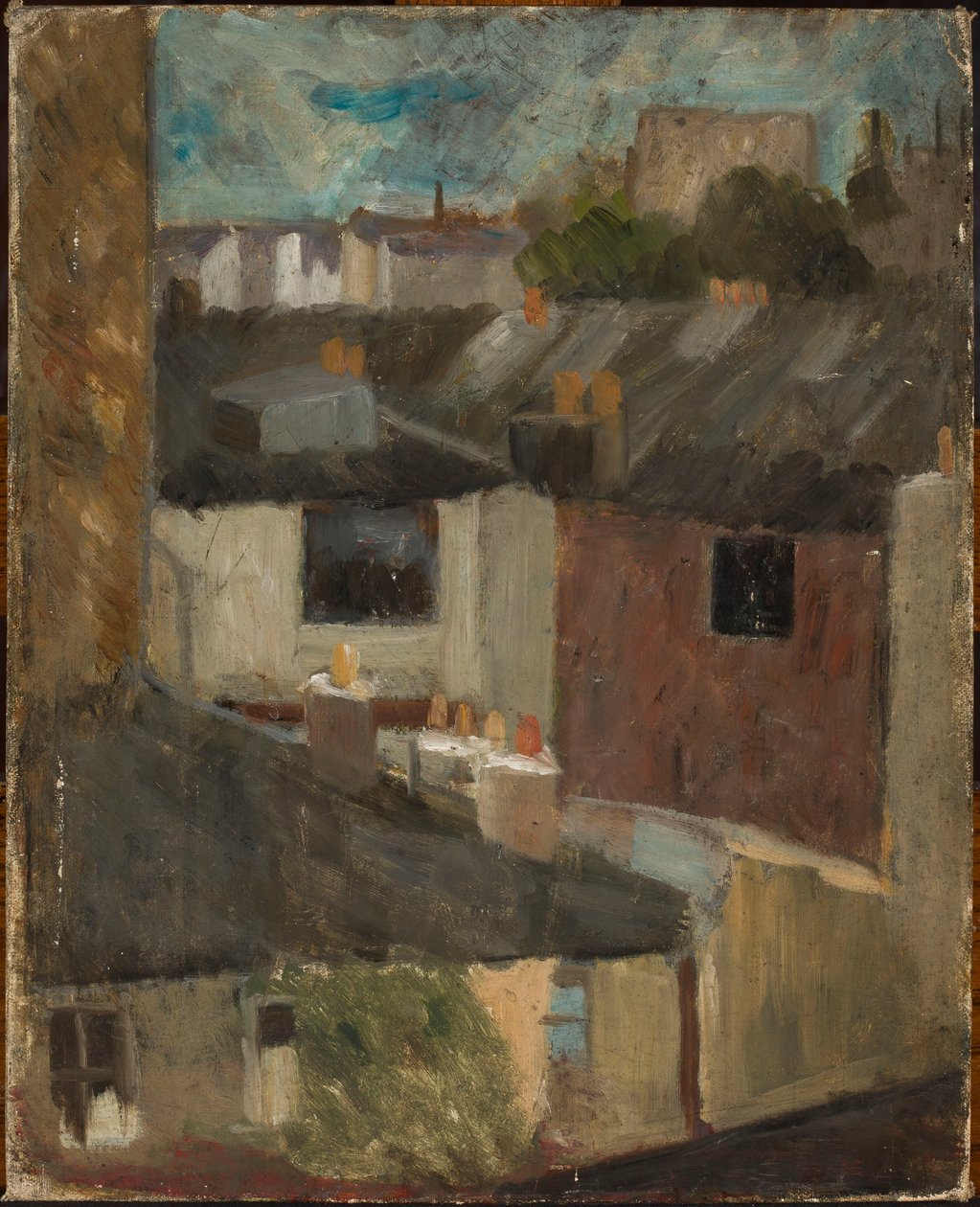Vista através da janela do atelier de Tadeusz Makowski