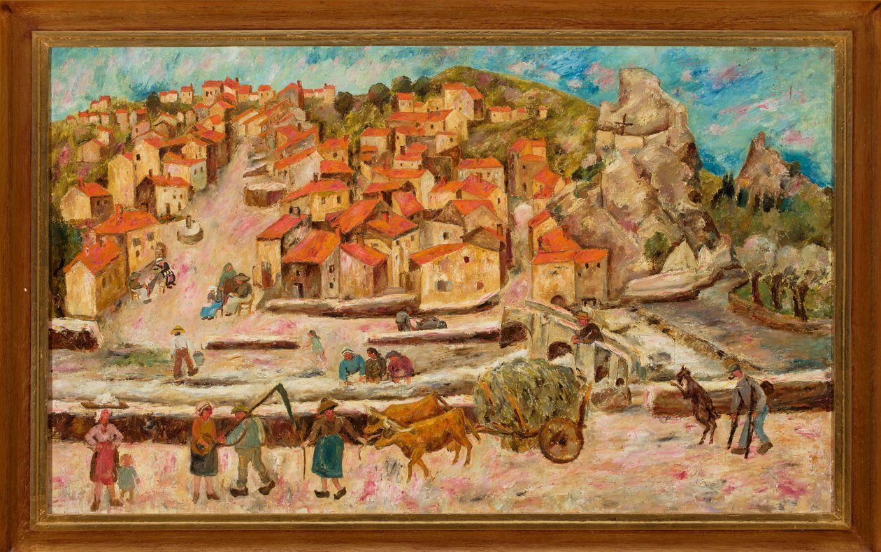 Vista da ponte em Espaly de Tadeusz Makowski