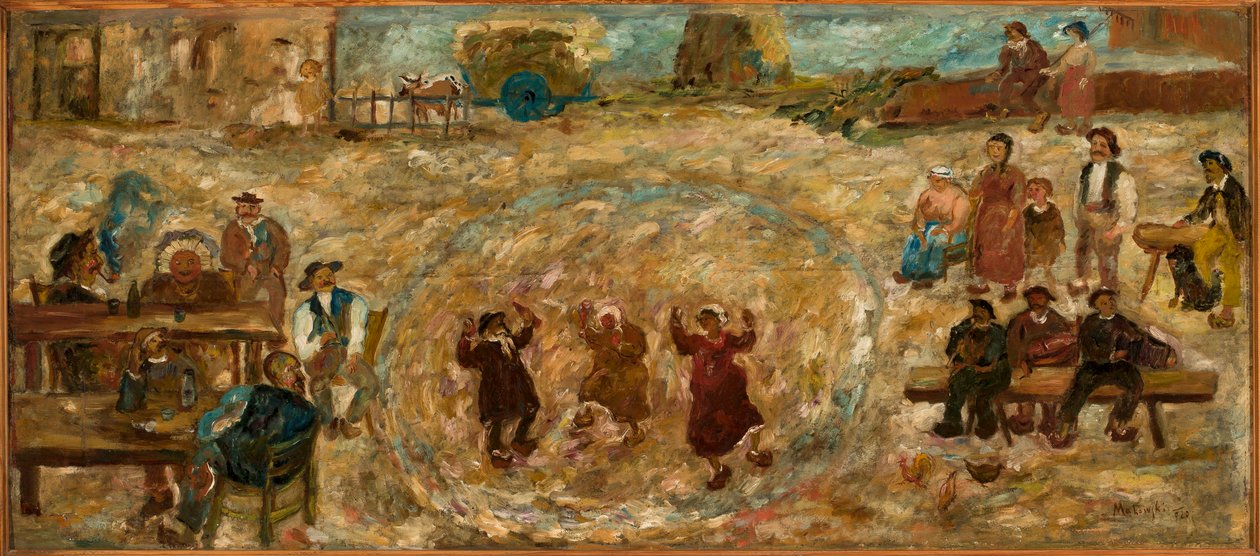 Divertimento no campo de Tadeusz Makowski