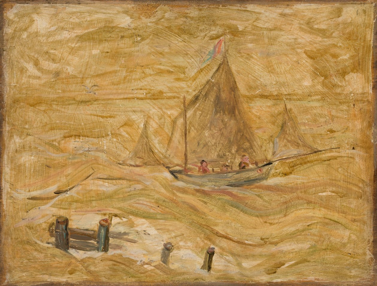 Veleiro no mar de Tadeusz Makowski