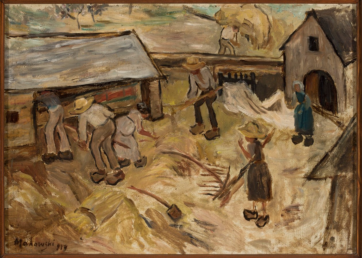 A colheita de Tadeusz Makowski