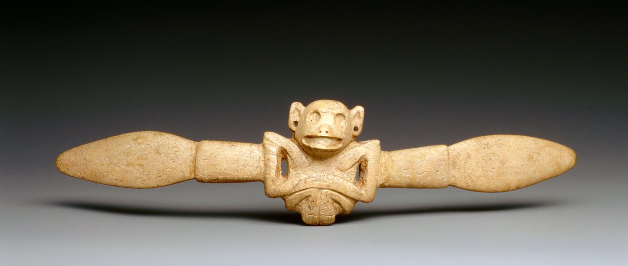 Vomitando vara (osso de peixe-boi) de Taino Culture
