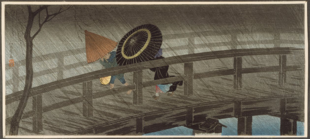 Chuva na Ponte Izumi de Takahashi Hiroaki