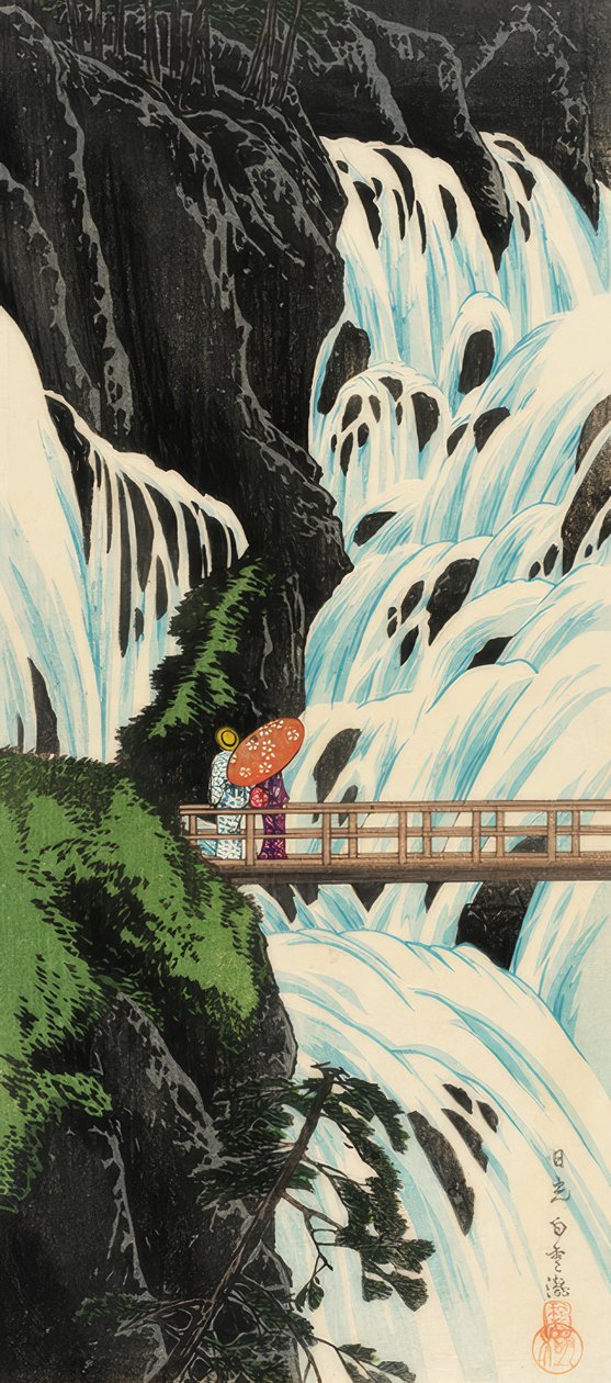 Cachoeira de Shiragumo de Nikko de Takahashi Hiroaki