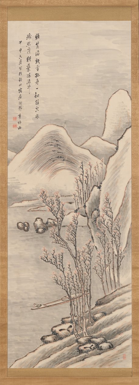 Paisagem nevada, 1824. de Takahashi Sohei