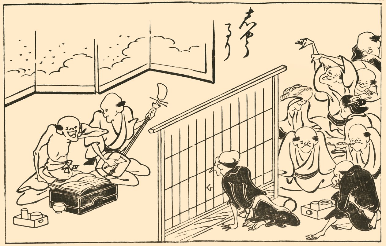 Músicos, 1793, 1924. de Takehara Shunchosai