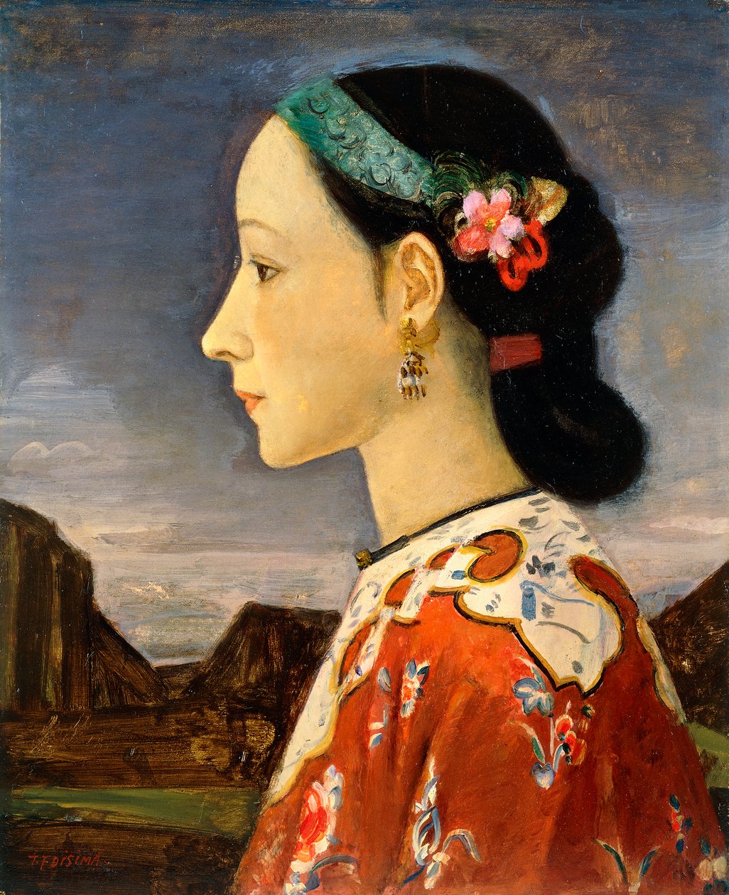 Perfil de Mulher de Takeji Fujishima