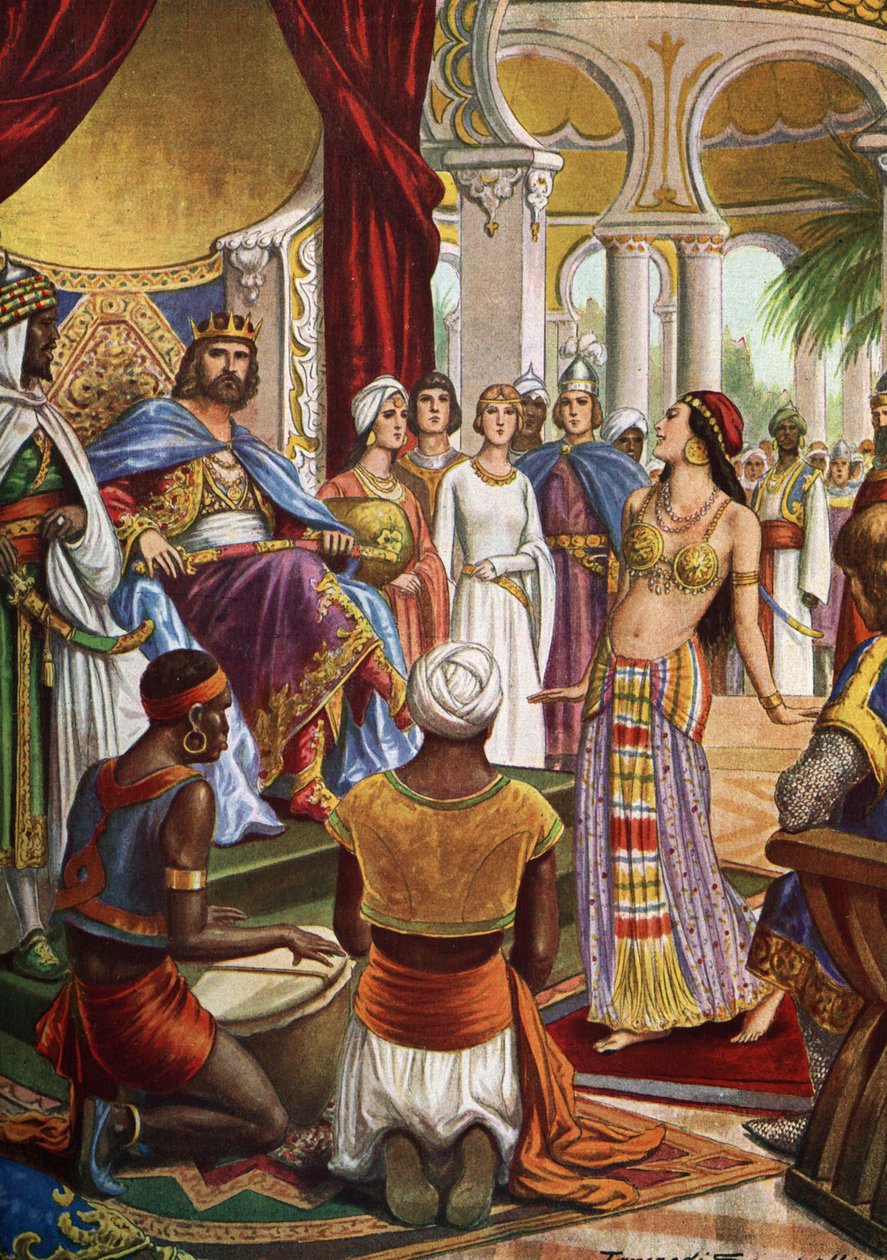 A cultura árabe-normanda: "O esplendor da corte real de Roger II de Hauteville (Ruggero Altavilla) (1097-1154), fundador da monarquia da Sicília" (cultura normano-árabe-bizantina (cultura normano-siciliana): A corte real de Roger II de si mesmo que surro de Tancredi Scarpelli