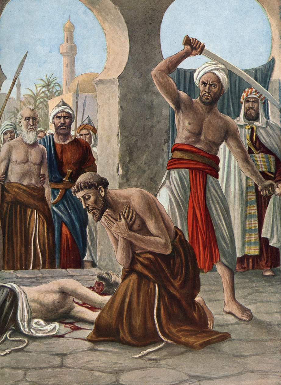 O martírio dos missionários cristãos na Índia de Tancredi Scarpelli