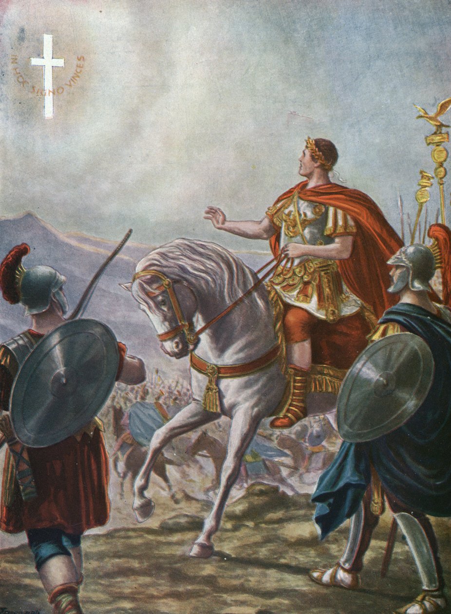A conversão do Imperador Constantino I (gravação) de Tancredi Scarpelli