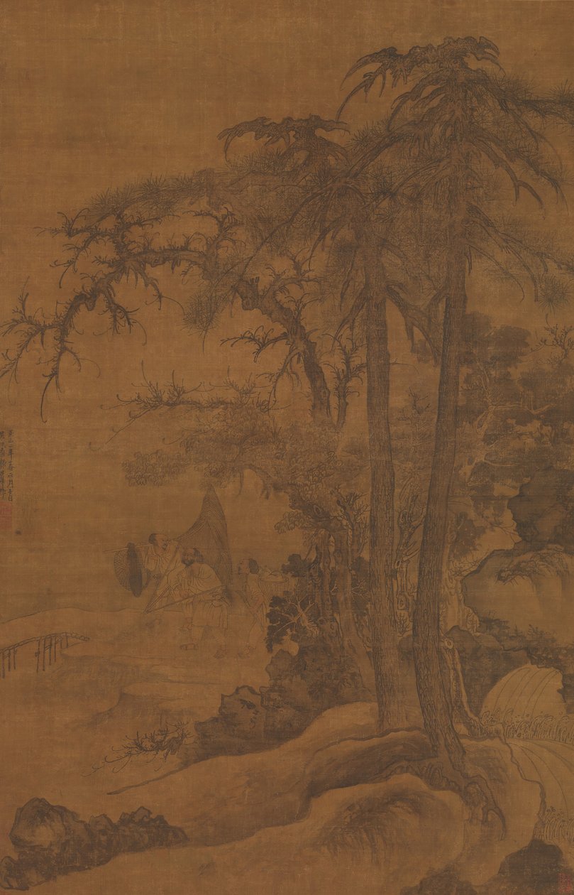 Retornando Pescadores, datado de 1342. de Tang Di