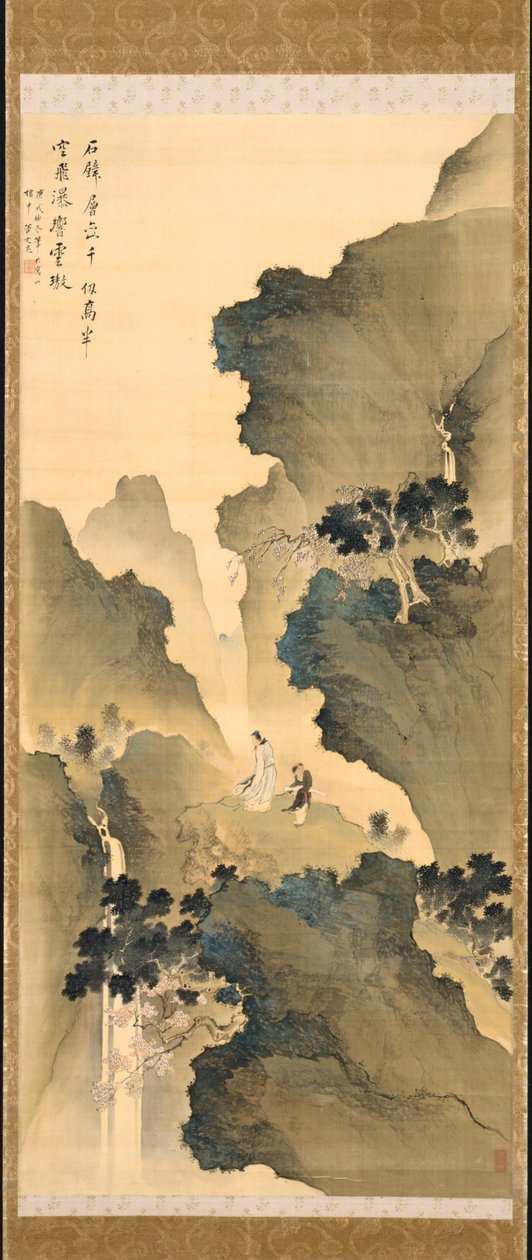 Assistindo uma cachoeira, 1790. de Tani Bunch