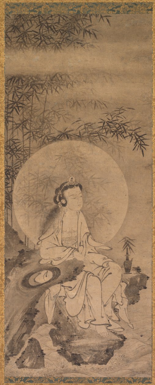 Guanyin de túnica branca de Tani Buncho