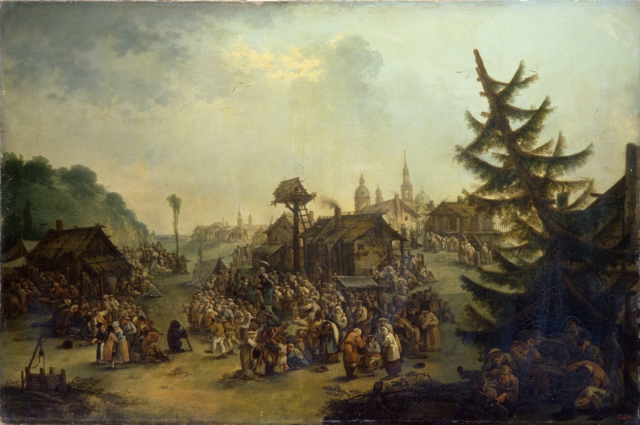 Camponeses festejando, 1779 de Tankov