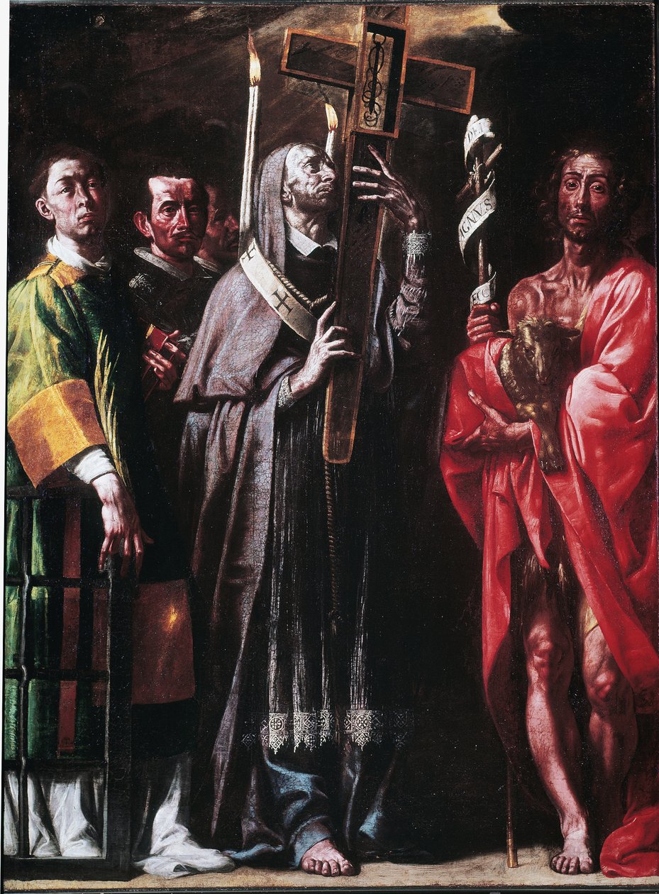 São Carlos carregando o prego sagrado de Tanzio da Varallo