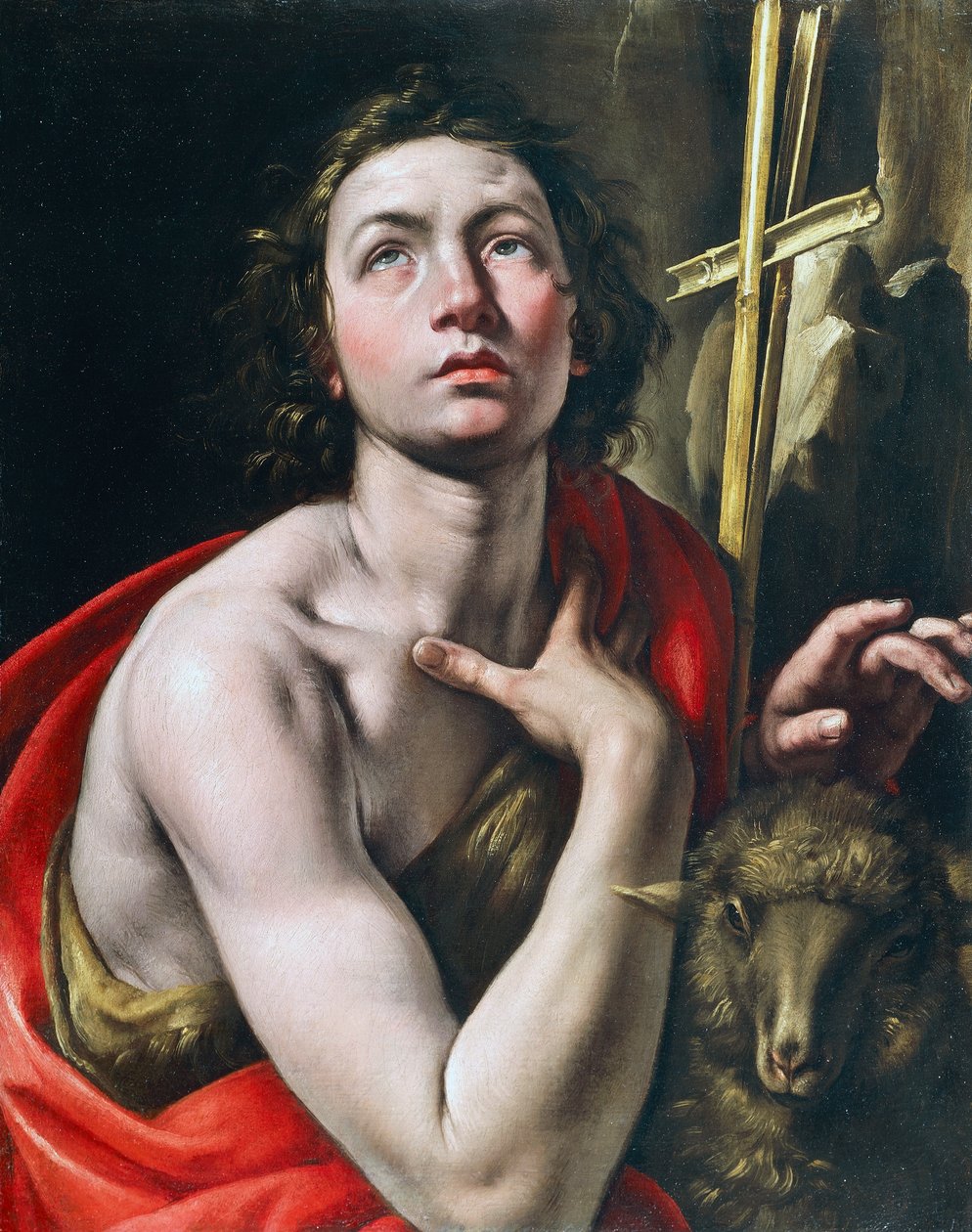 São João Batista, de Tanzio da Varallo (nascido em 1575-1580, morto em 1632-1633), óleo sobre tela de Tanzio da Varallo