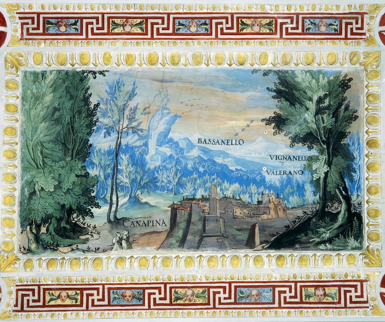 Vista da Canepina de Tarquinio Ligustri