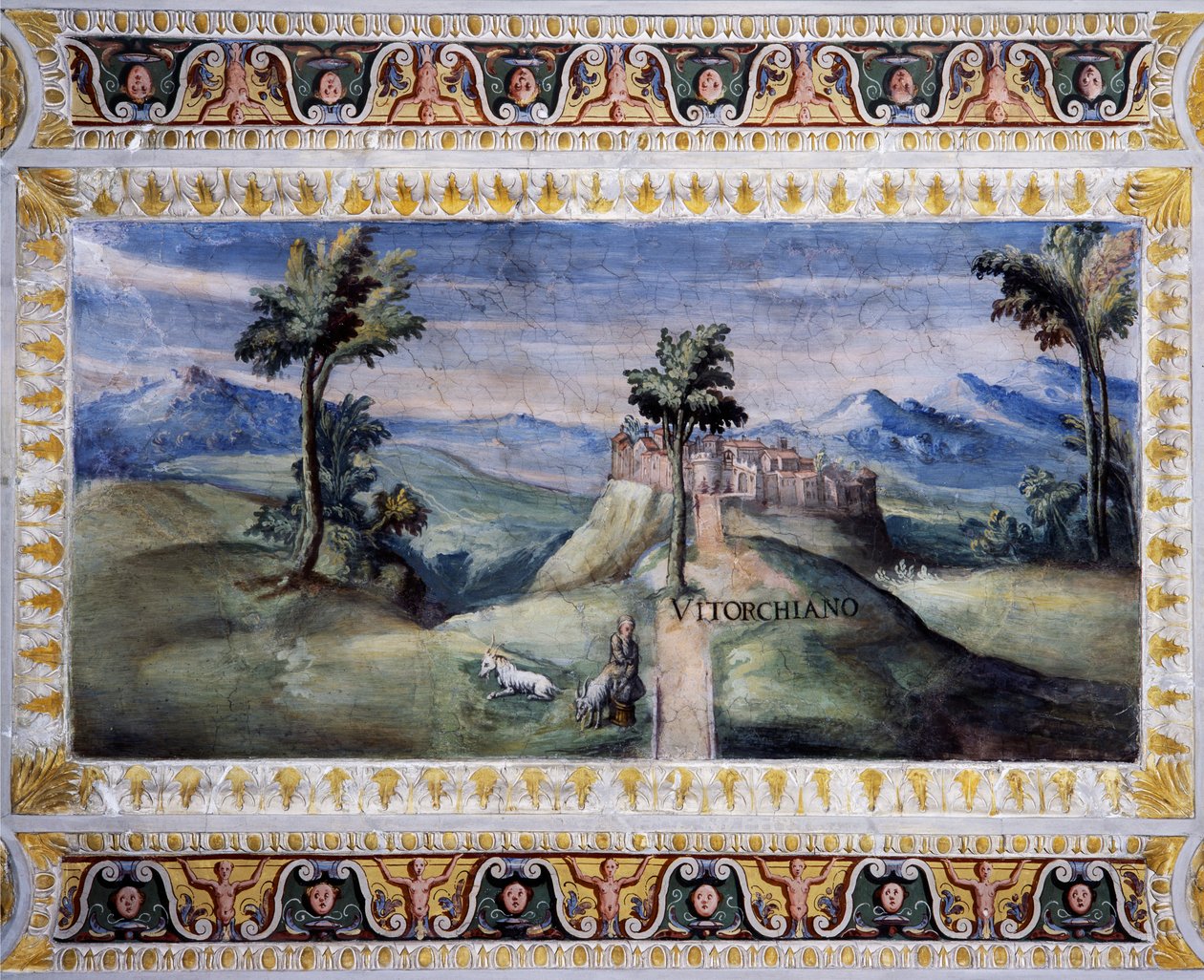 Vista de Vitorchiano de Tarquinio Ligustri