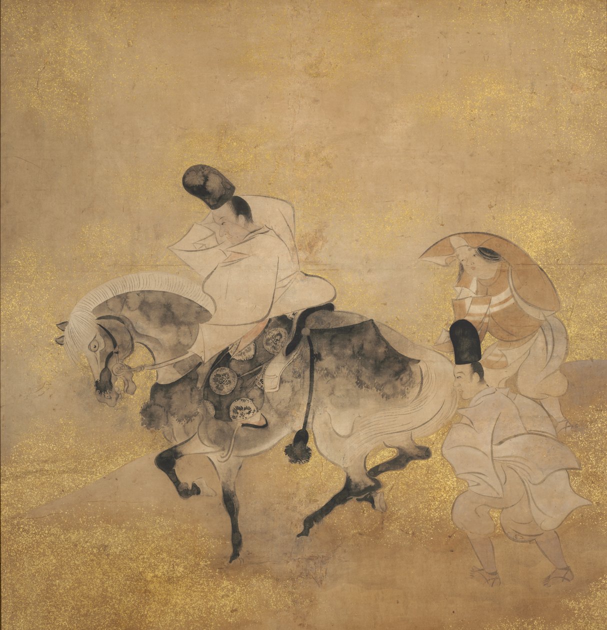 Travessia em Sano Sano, c. 1600-1 de Tawaraya Sotatsu