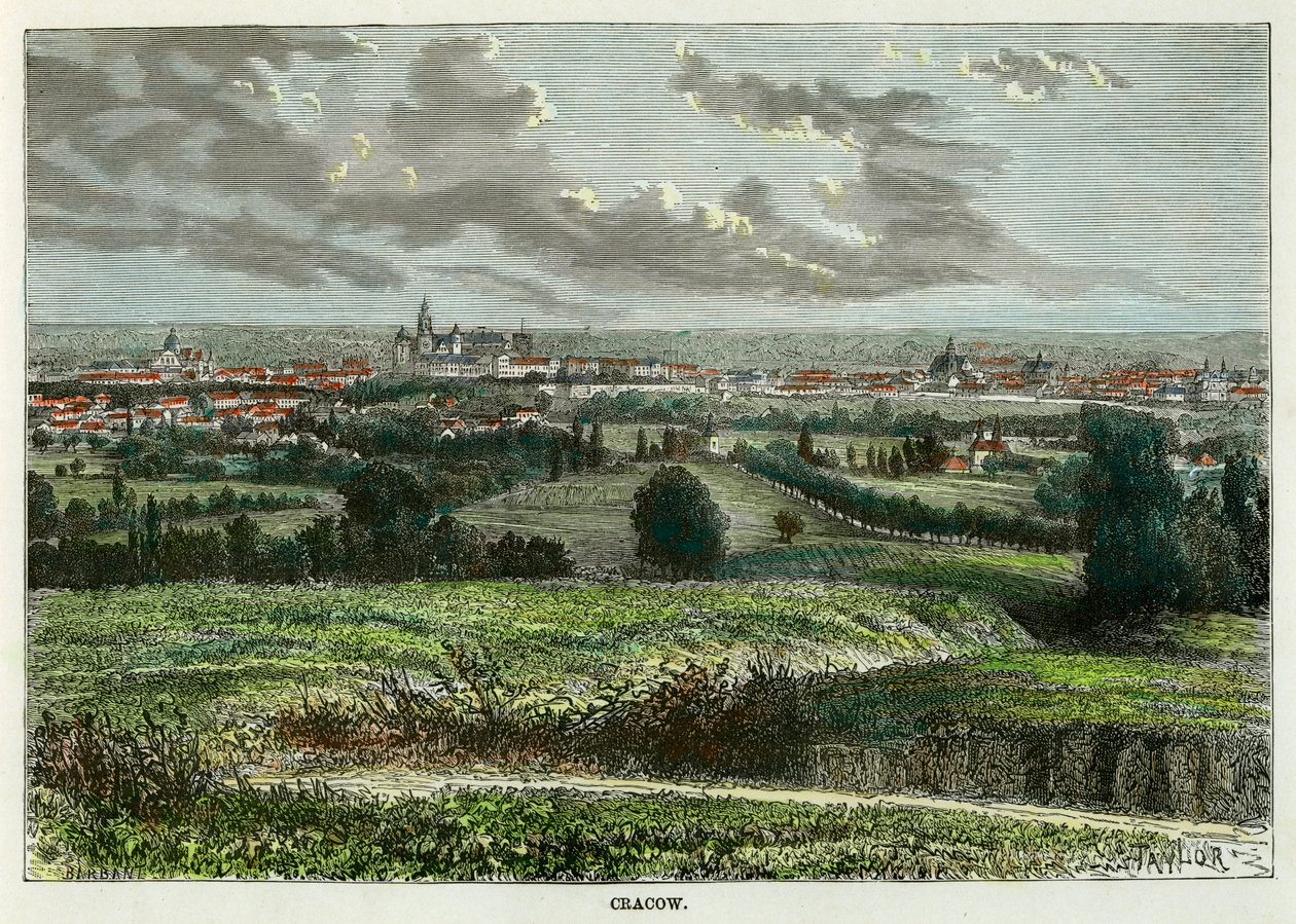 Cracóvia, Polônia, c1880. de Taylor