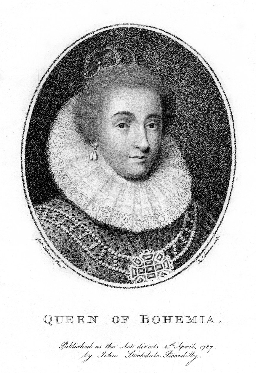 Elizabeth, Electress Palatine e Rainha da Boêmia, 1787. de Taylor
