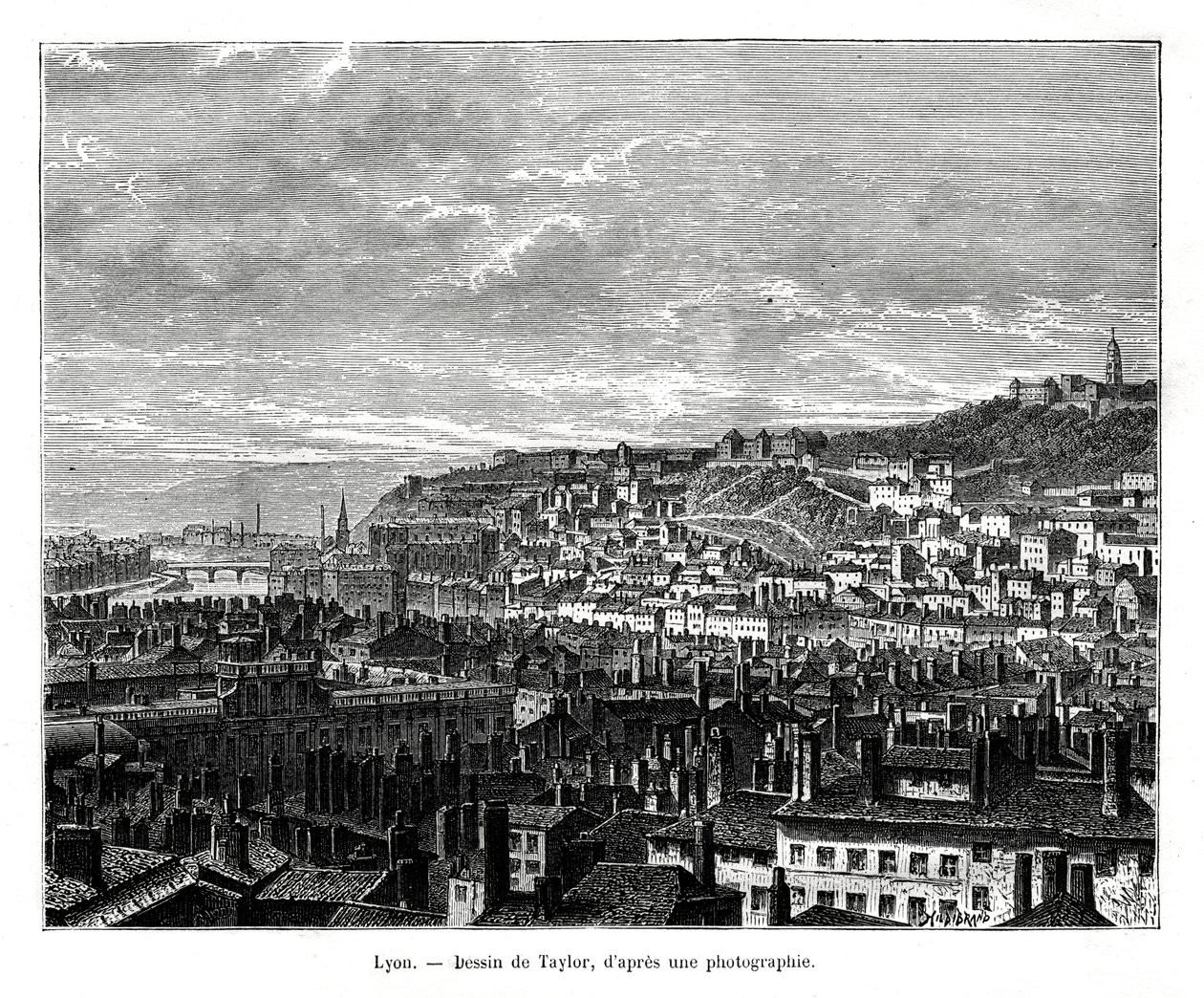 Lyon, França, século XIX de Taylor