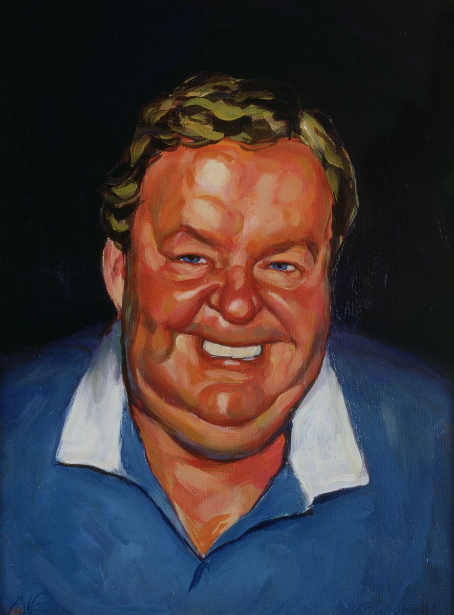 Retrato do homem rindo, 1993 de Ted Blackall