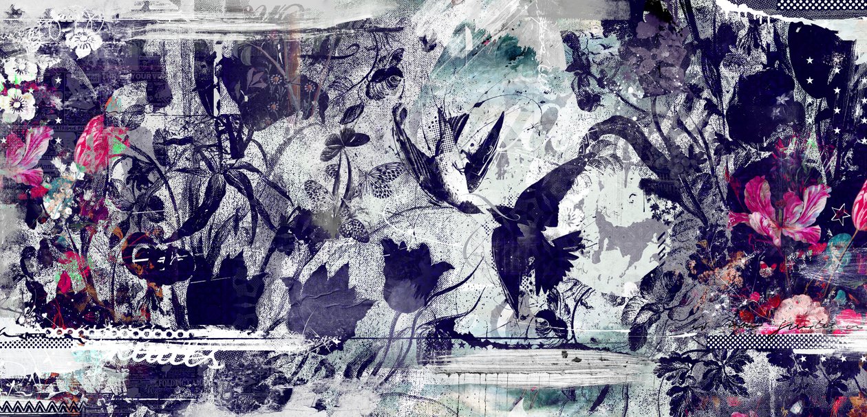 Irmandade, 2015 (meios mistos sobre tela) de Teis Albers