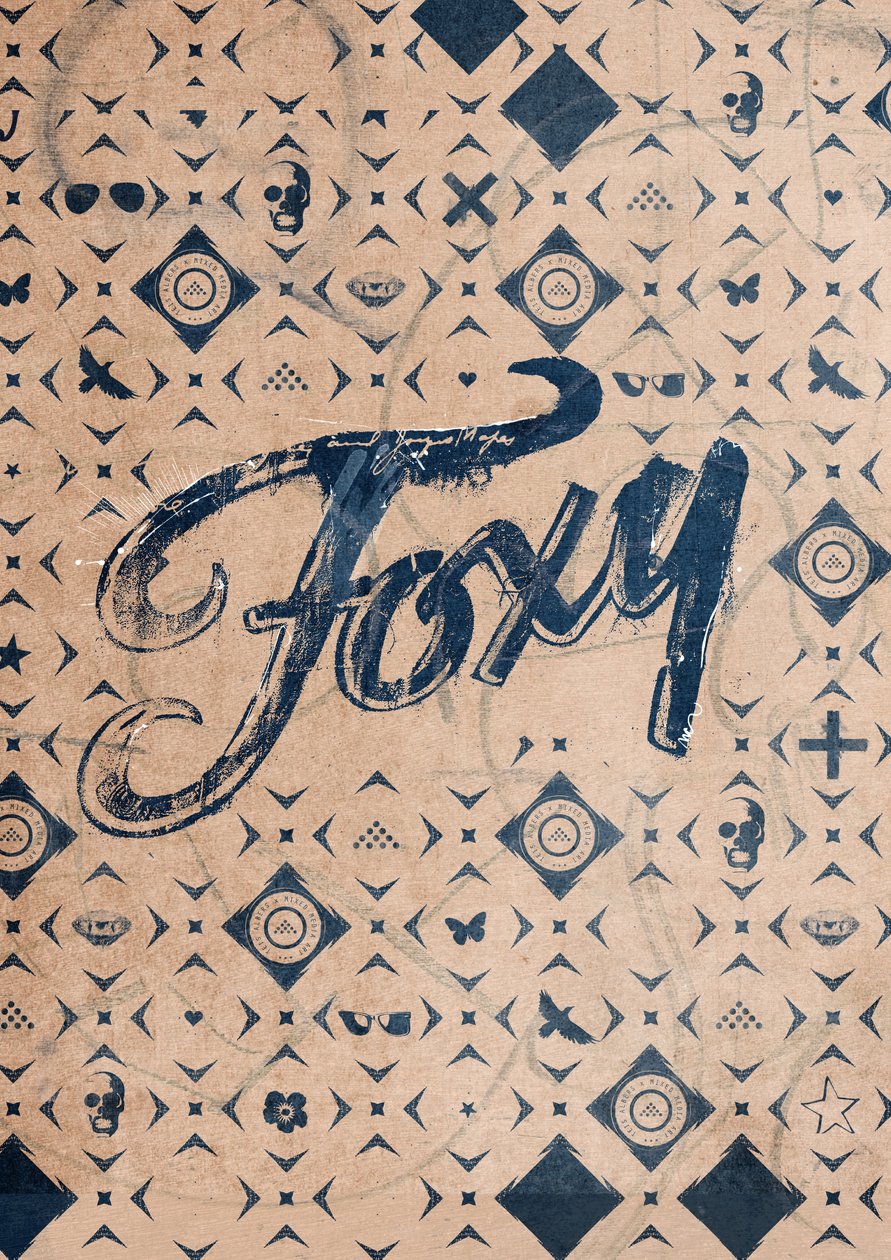 Foxy, 2016 (Colagem sobre tela) de Teis Albers