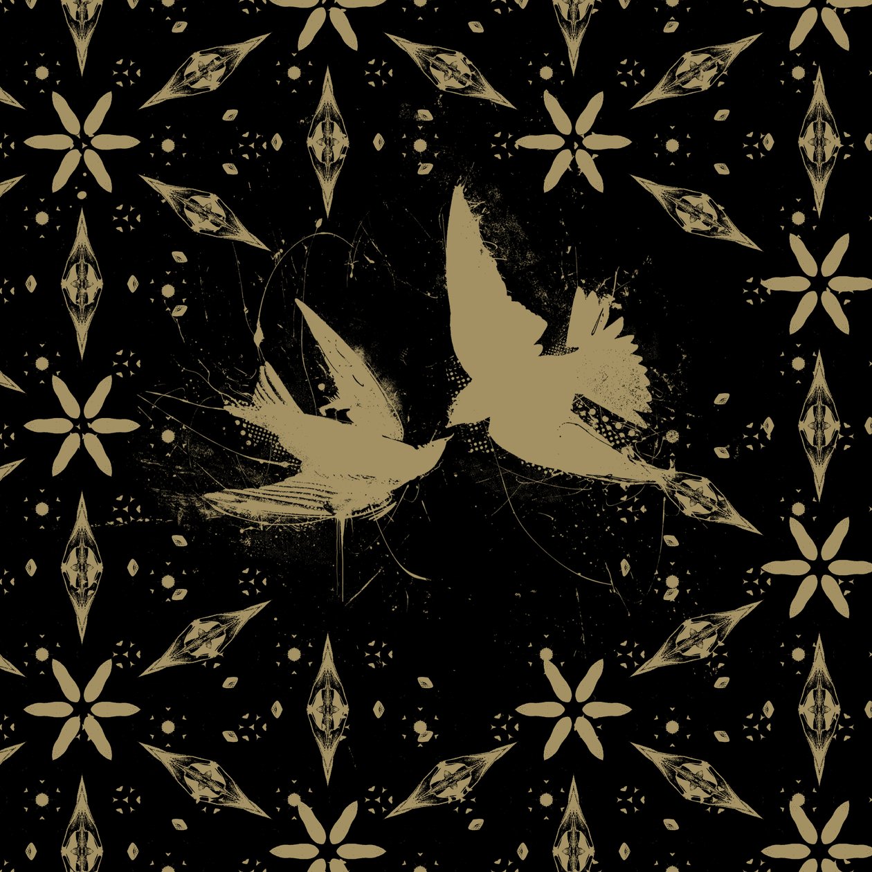 Goldbirds, 2014 (Colagem sobre tela) de Teis Albers