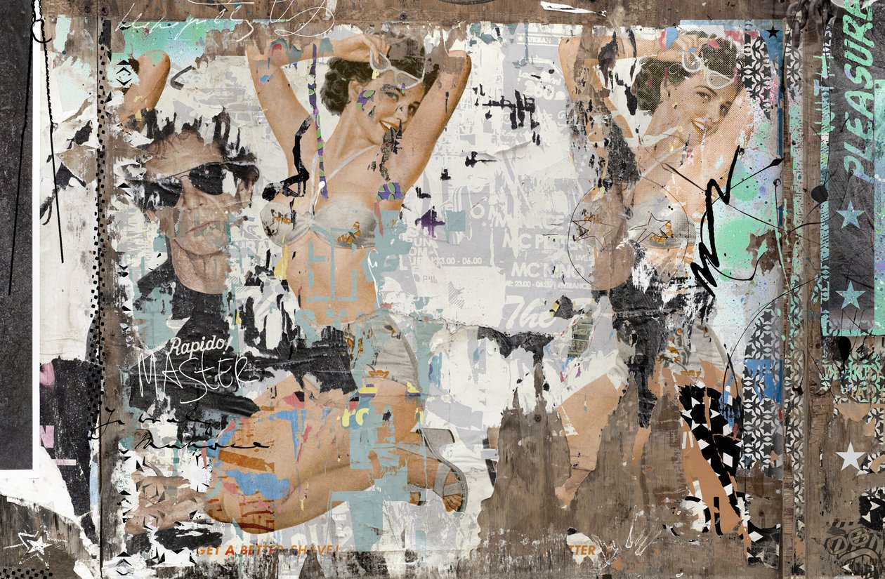Taste of life, 2015 (Colagem sobre tela) de Teis Albers