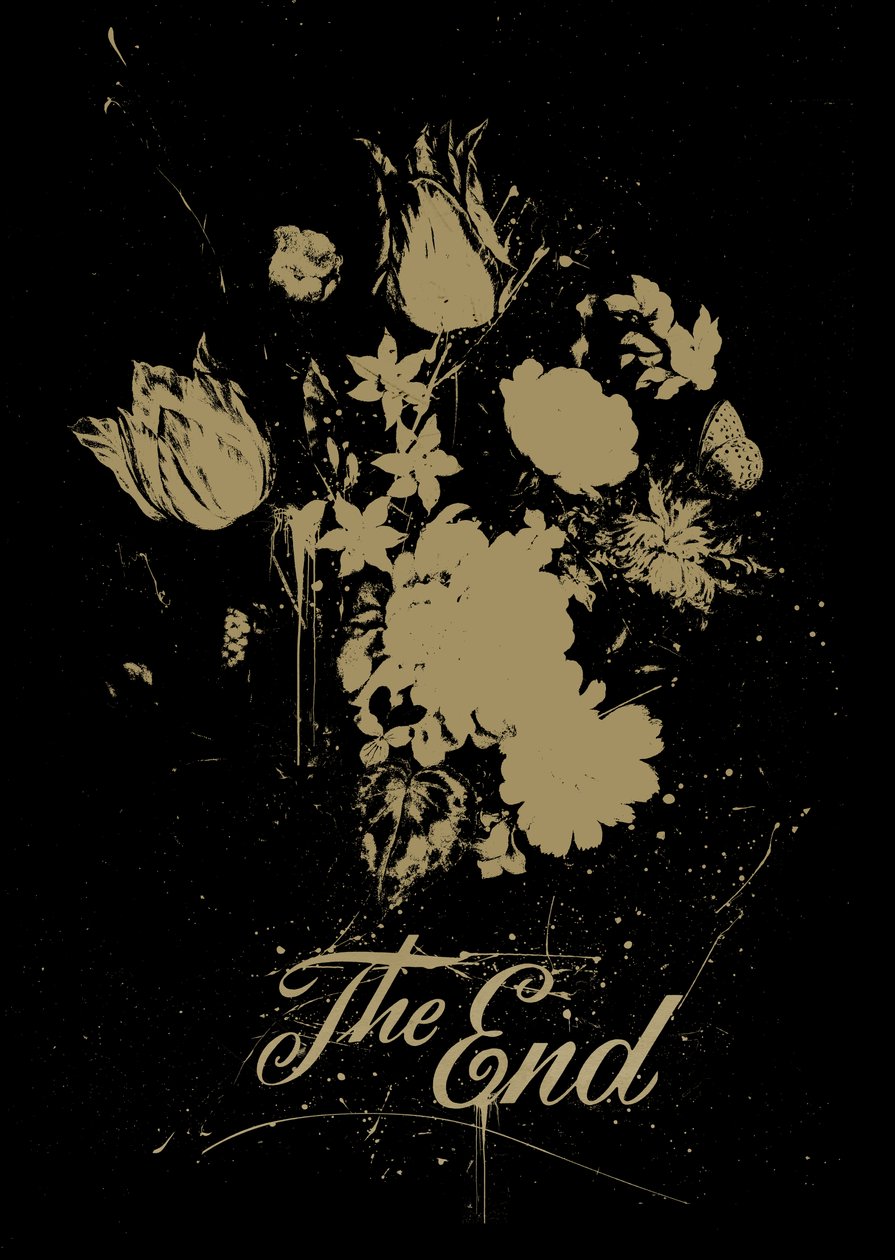 The End, 2017 (Colagem sobre tela) de Teis Albers