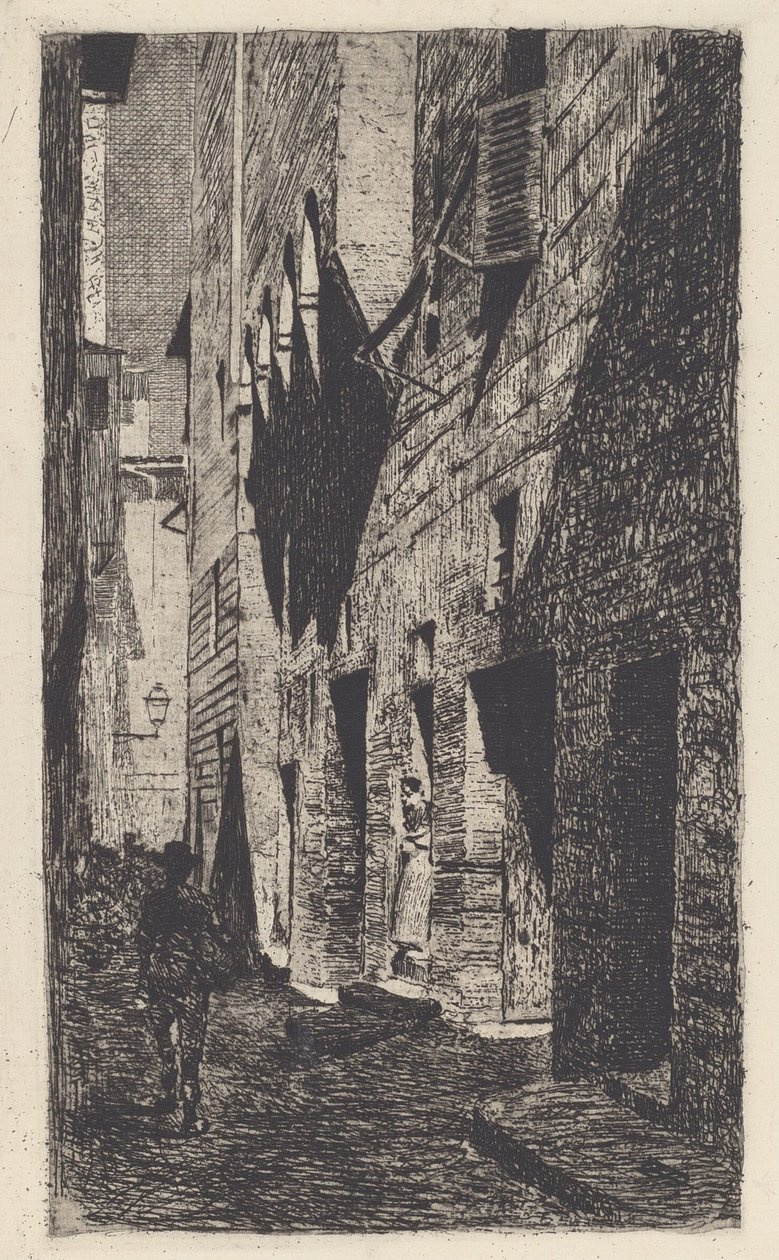 House of Dante da Castiglione [Casa di Dante da Castiglione] de Telemaco Signorini