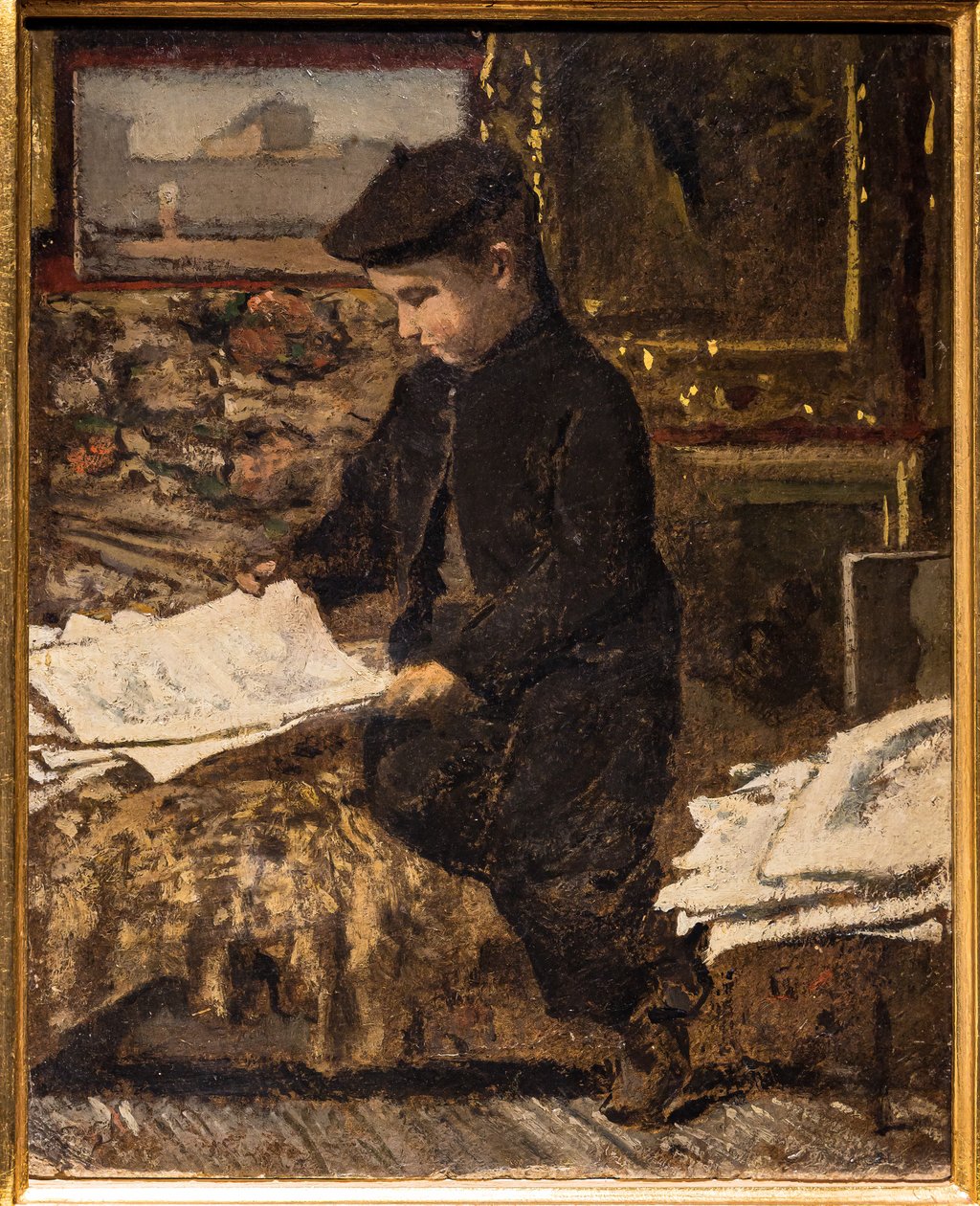 O pequeno amador de arte de Telemaco Signorini