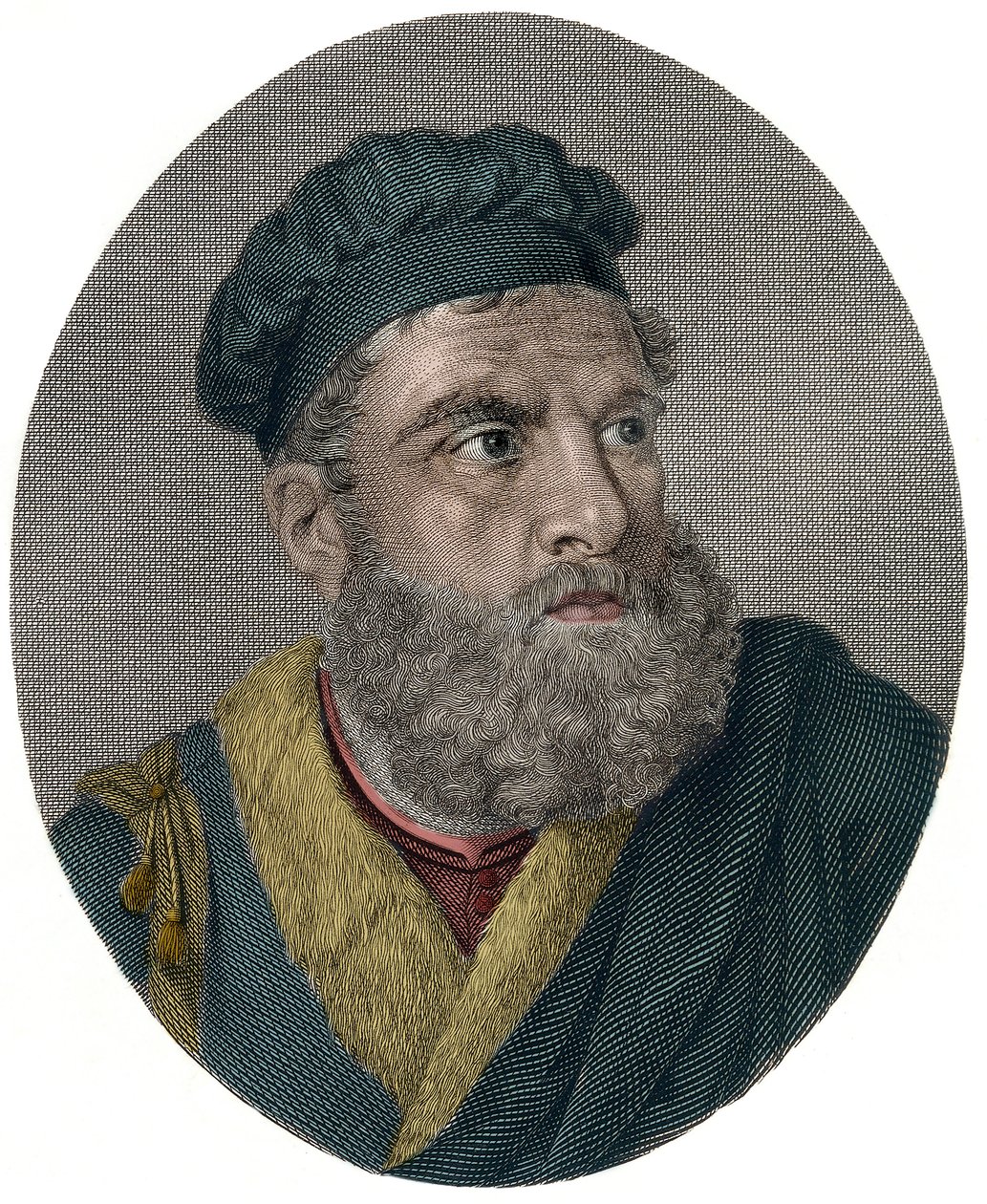 Retrato de Marco Polo de Teodoro (after) Matteini