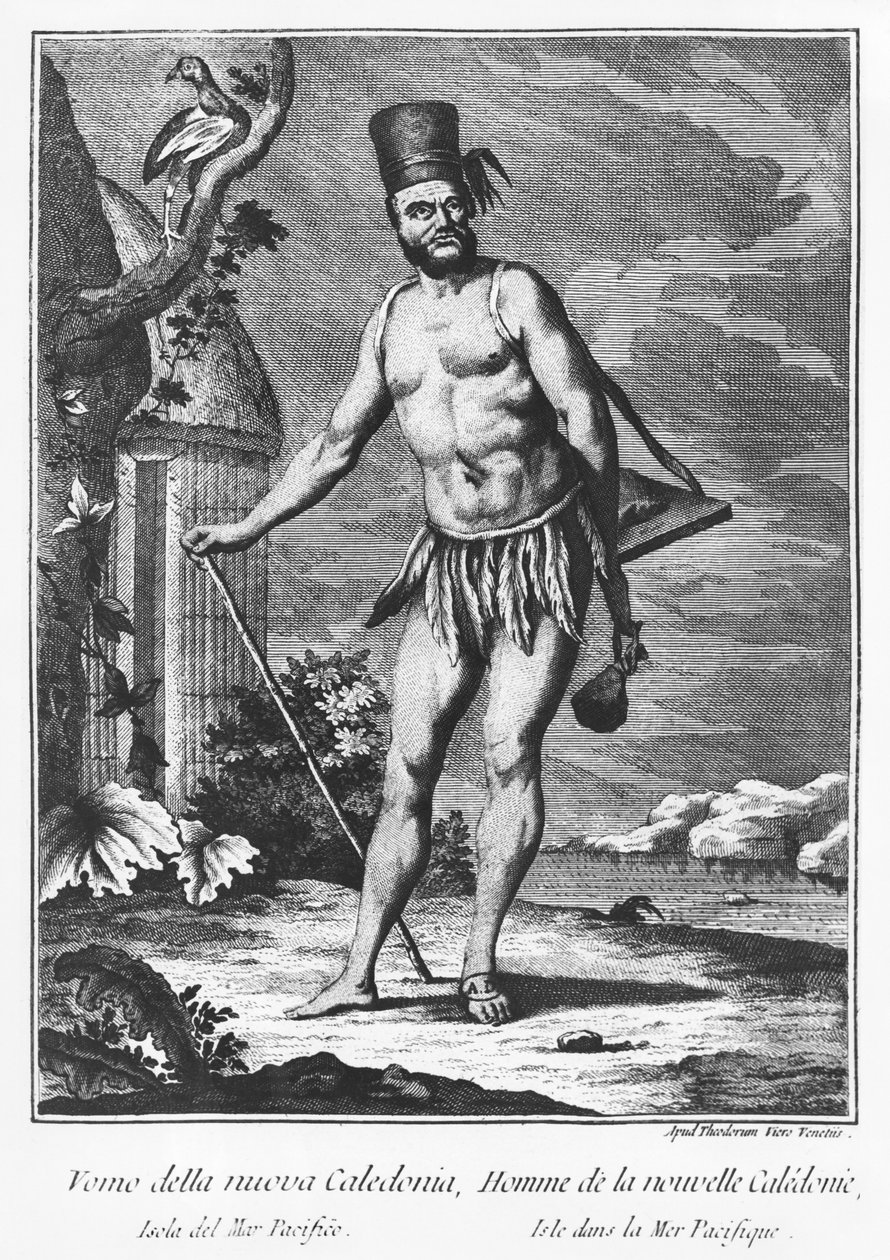 Homem da Nova Caledônia de Teodoro Viero