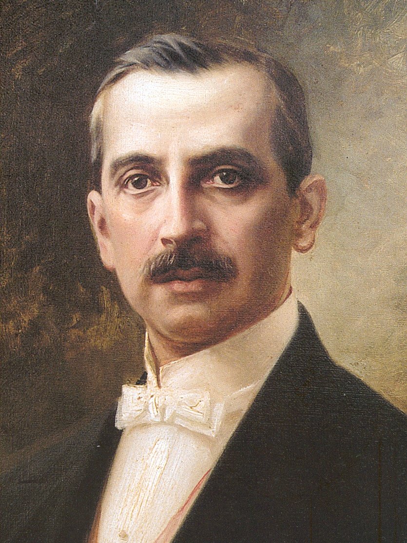Retrato de Javier Prado e Ugarteche 1871-1921, político e professor peruano de Teófilo Castillo