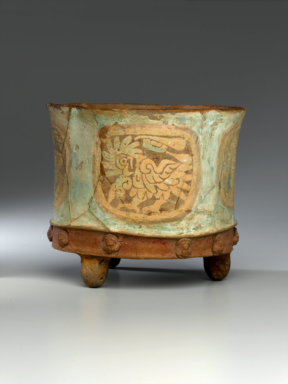 Frasco do Tripé, c.800 (argila) (veja também 278901-278903) de Teotihuacan