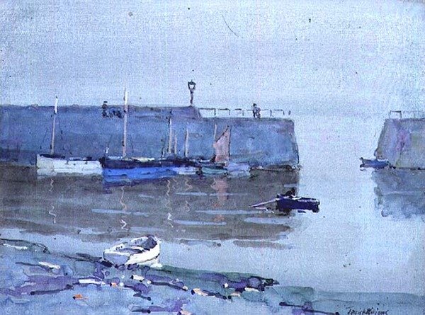 Uma Manhã Tranqüila, Mousehole, Cornualha de Terrick Williams