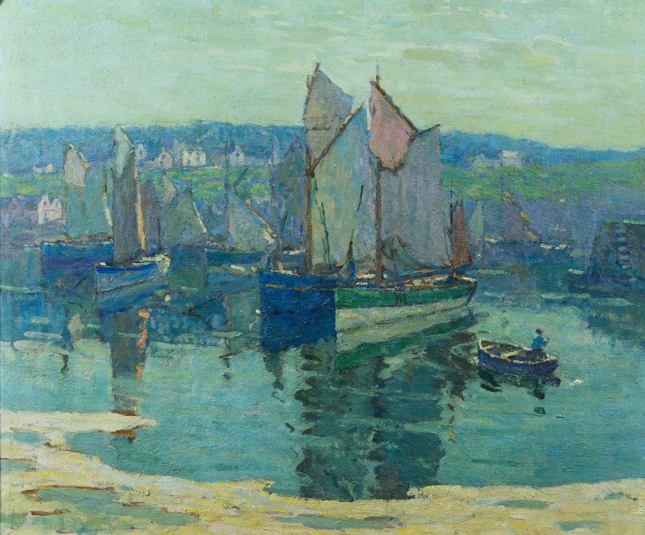 Concarneau (óleo sobre tela) de Terrick Williams