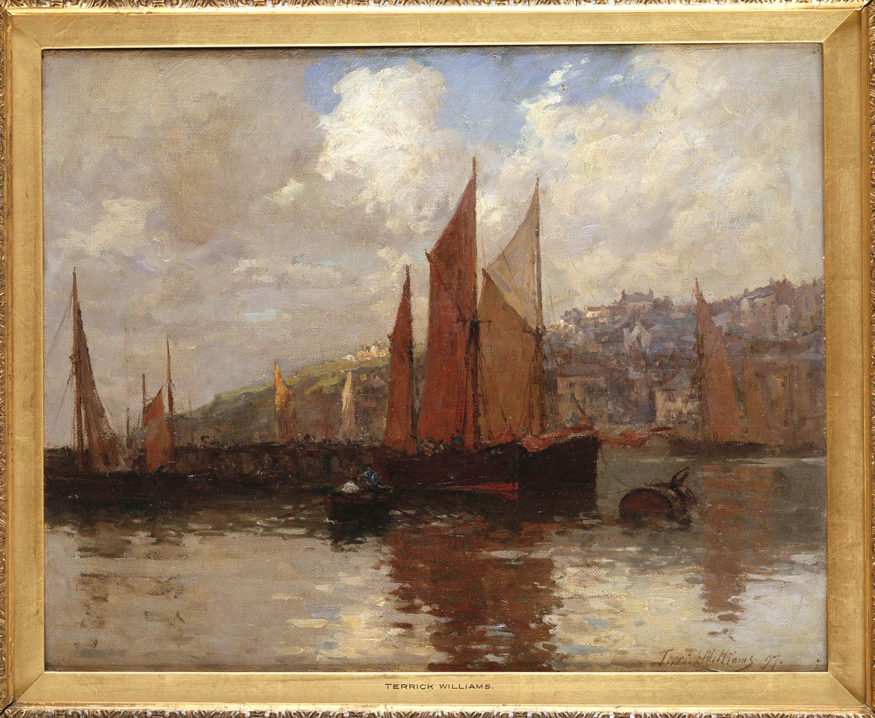 No porto de Brixham, South Devon de Terrick Williams