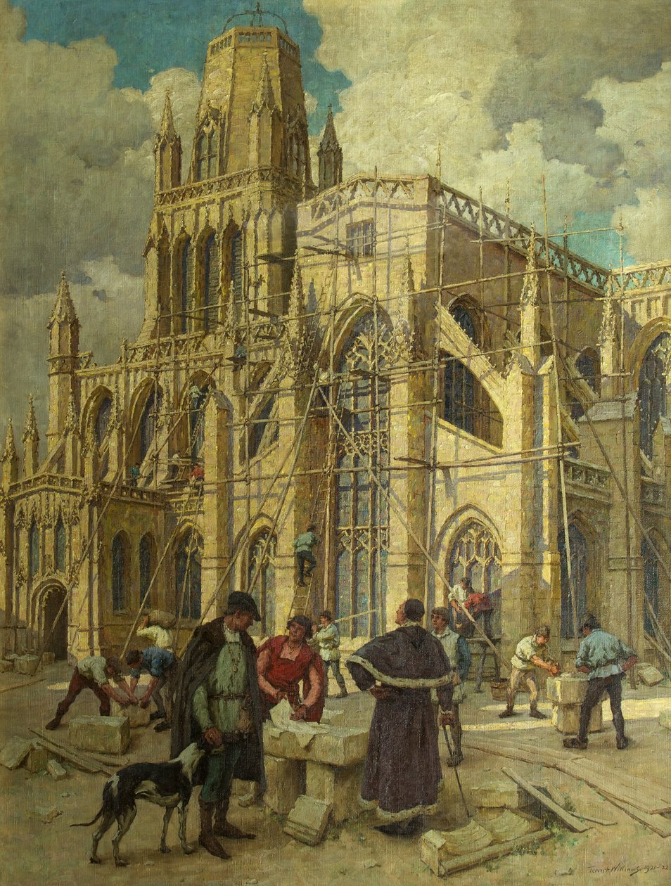 A reconstrução de St Mary Redcliffe por William Canynges em 1452 de Terrick Williams